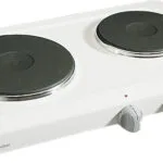 Rommelsbacher THS 2590 Επιτραπέζια Εστία Εμαγιέ Διπλή Λευκή