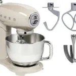 Smeg SMF03CREU Κουζινομηχανή 800W με Ανοξείδωτο Κάδο 4.8lt