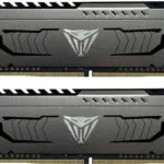 Patriot Viper Steel DDR4 64GB RAM με 2x32GB Modules και Ταχύτητα 3600 για Desktop PVS464G360C8K