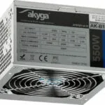Akyga AK-B1-550 550W Γκρι Τροφοδοτικό Υπολογιστή Full Wired