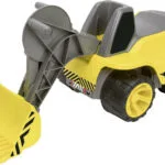 Big Power Worker Maxi Loader Push Excavator Περπατούρα Αυτοκινητάκι Ride On για 12+ Μηνών 800055813 Κίτρινη