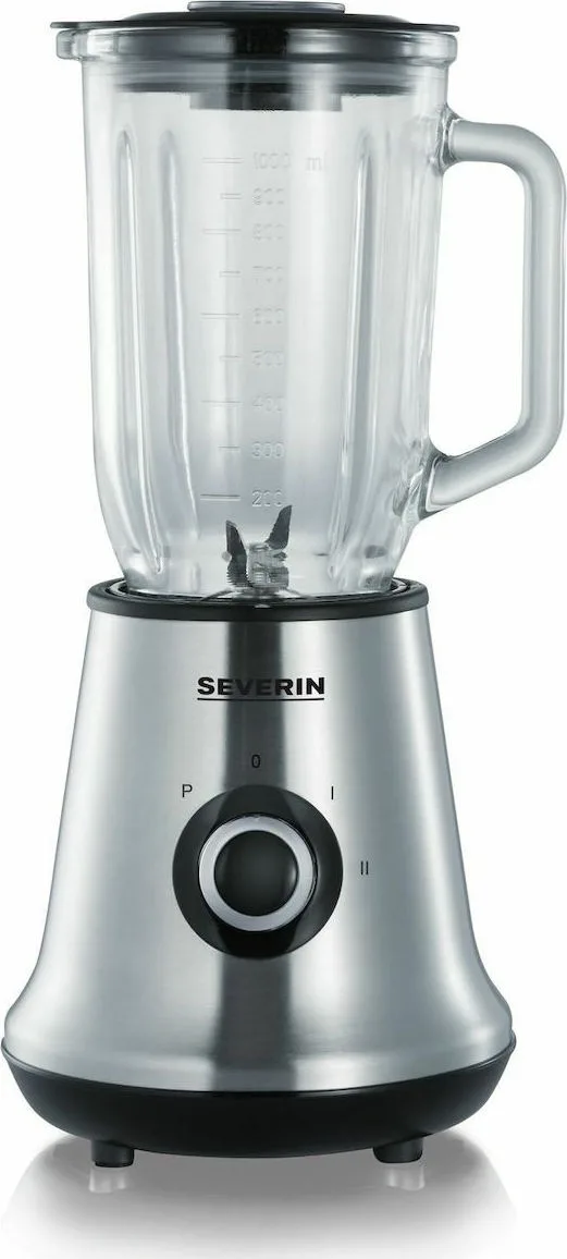Severin Μπλέντερ με Γυάλινη Κανάτα 1 lt 500W Inox SM 3737 - Image 1