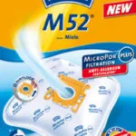 Swirl M52 Σακούλες Σκούπας 4τμχ Συμβατή με Σκούπα Miele
