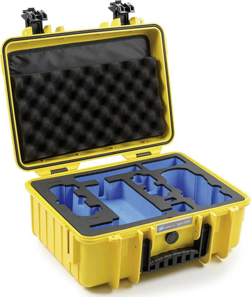 20210219132145_63d01cc0 B&W International Copter Case Type 4000 Βαλίτσα Μεταφοράς Κίτρινη Πλαστική για Drone 18x32.5x42εκ. 4000/Y/MAVICA2 - Image 1