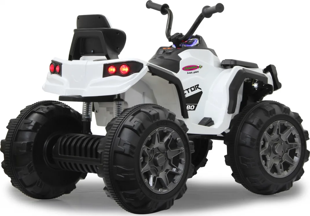 20210219155140_da3095ef Παιδική Γουρούνα Quad Protector Ηλεκτροκίνητη 12 Volt Λευκή για 3+ ετών 460248 - Image 1