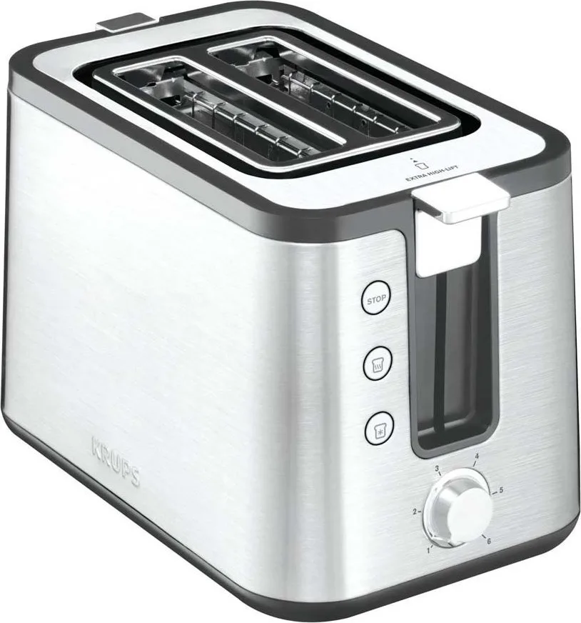 20210219155944_krups_control_line_kh442d Krups Control Line KH-442D Φρυγανιέρα 2 Θέσεων 720W Inox - Image 1