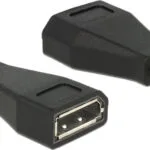 DeLock Μετατροπέας mini DisplayPort male σε DisplayPort female 1τμχ 65238