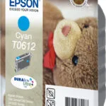 Epson T0612 Γνήσιο Μελάνι Εκτυπωτή InkJet Κυανό (C13T06124010)