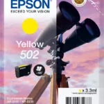 Epson 502 Γνήσιο Μελάνι Εκτυπωτή InkJet Κίτρινο (C13T02V44010)