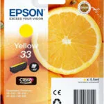 Epson T3344 Γνήσιο Μελάνι Εκτυπωτή InkJet Κίτρινο (C13T33444010 C13T33444012)