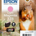 Epson 378 Γνήσιο Μελάνι Εκτυπωτή InkJet Ανοιχτό Ματζέντα (C13T37864010)