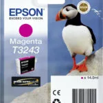 Epson T3243 Γνήσιο Μελάνι Εκτυπωτή InkJet Ματζέντα (C13T32434010)