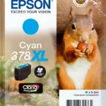 Epson 378XL Γνήσιο Μελάνι Εκτυπωτή InkJet Κυανό (C13T37924010)