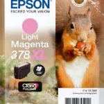 Epson 378XL Γνήσιο Μελάνι Εκτυπωτή InkJet Ανοιχτό Ματζέντα (C13T37964010)