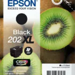 Epson 202XL Γνήσιο Μελάνι Εκτυπωτή InkJet Μαύρο (C13T02G14010)