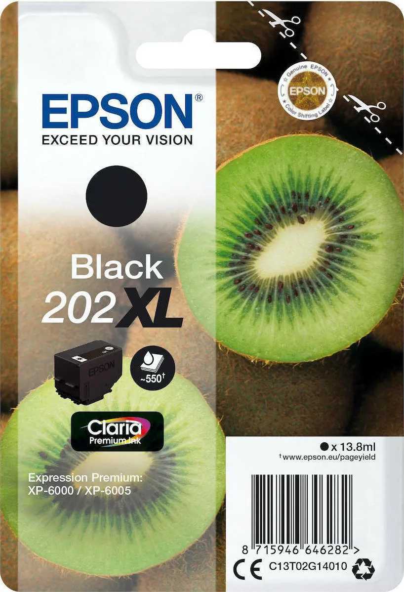 20210222132340_epson_202xl_black_c13t02g140 Epson 202XL Γνήσιο Μελάνι Εκτυπωτή InkJet Μαύρο (C13T02G14010) - Image 1