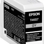 Epson T46S7 UltraChrome Pro 10 Γνήσιο Μελάνι Εκτυπωτή InkJet Γκρι (C13T46S700)