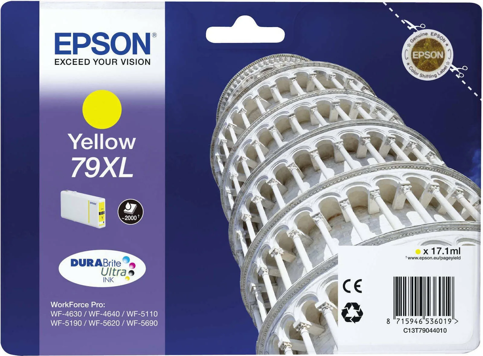 20210222132440_epson_79xl_yellow_c13t79044010 Epson 79XL Γνήσιο Μελάνι Εκτυπωτή InkJet Κίτρινο (C13T79044010) - Image 1