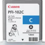 Canon PFI-102 Γνήσιο Μελάνι Εκτυπωτή InkJet Κυανό (0896B001)