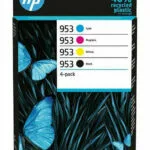 HP 953 Γνήσιο Πακέτο 4 Μελανιών Εκτυπωτή InkJet Κίτρινο / Κυανό / Ματζέντα / Μαύρο (6ZC69AE)