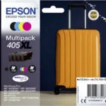 Epson 405XL Γνήσιο Πακέτο 4 Μελανιών Εκτυπωτή InkJet Κίτρινο / Κυανό / Ματζέντα / Μαύρο (C13T05H64010)