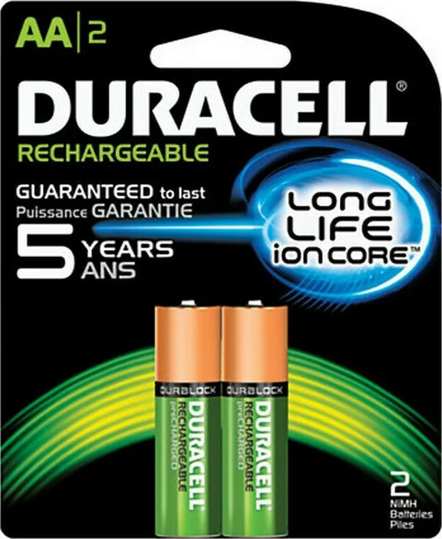 Duracell Επαναφορτιζόμενες Μπαταρίες AA Ni-MH 2500mAh 1.2V 2τμχ - Image 1
