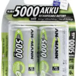 Ansmann Επαναφορτιζόμενες Μπαταρίες D Ni-MH 5000mAh 1.2V 2τμχ
