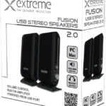 Extreme Networks Fusion ΧP 102 Ηχεία Υπολογιστή 2.0 με Ισχύ 4W σε Μαύρο Χρώμα
