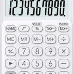 Casio SL-310UC Αριθμομηχανή Λογιστική Τσέπης 10 Ψηφίων σε Λευκό Χρώμα SL-310UC-WE