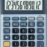 Casio MS-120EM Αριθμομηχανή Λογιστική 12 Ψηφίων σε Μπλε Χρώμα MS-120EM