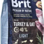Brit Premium by Nature Light 3kg Ξηρά Τροφή Διαίτης, χωρίς Γλουτένη για Ενήλικους Σκύλους με Γαλοπούλα