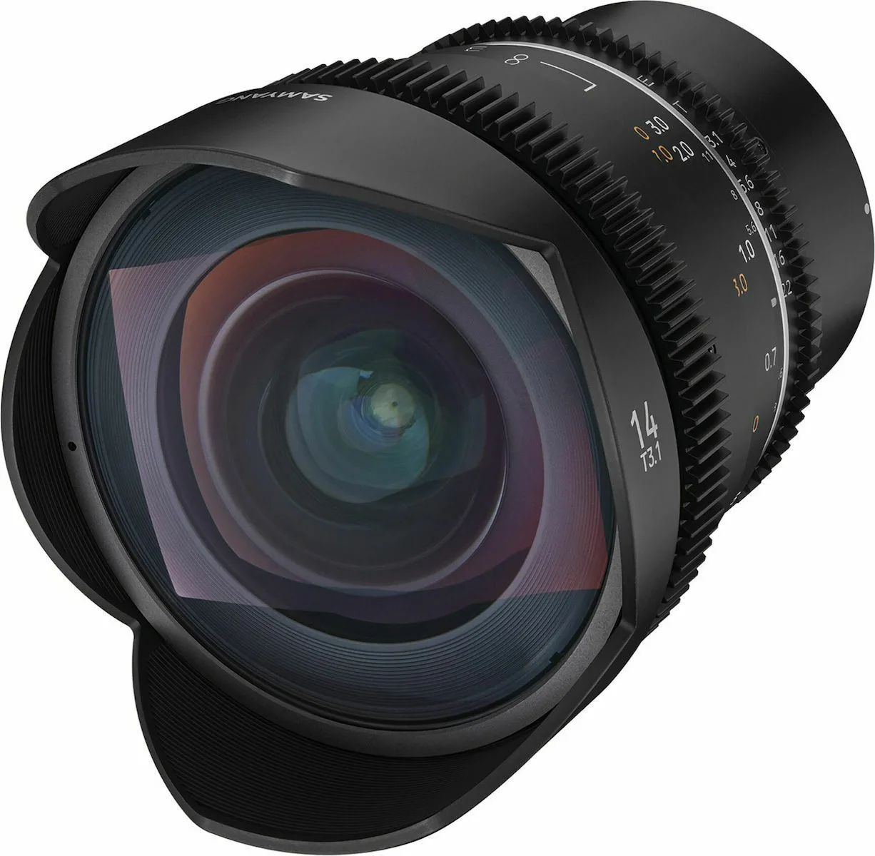 Samyang Full Frame Φωτογραφικός Φακός MF 14mm T3,1 VDSLR MK2 Wide Angle για Fujifilm X Mount Μαύρος - Image 1
