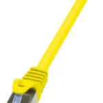 LogiLink S/FTP Cat.6a Καλώδιο Δικτύου Ethernet 1m Κίτρινο 1τμχ CQ3037S