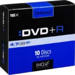 Intenso Εγγράψιμα DVD+R 16x 4.7GB 10τμχ (4111652)