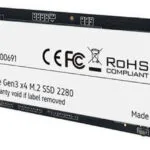 Patriot P300 SSD 256GB τύπου M.2 με σύνδεση PCI Express 3.0 P300P256GM28
