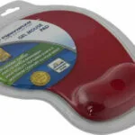 Esperanza Gel Mouse Pad 230mm με Στήριγμα καρπού Κόκκινο