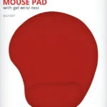 Trust Bigfoot Gel Mouse Pad 205mm με Στήριγμα καρπού Κόκκινο