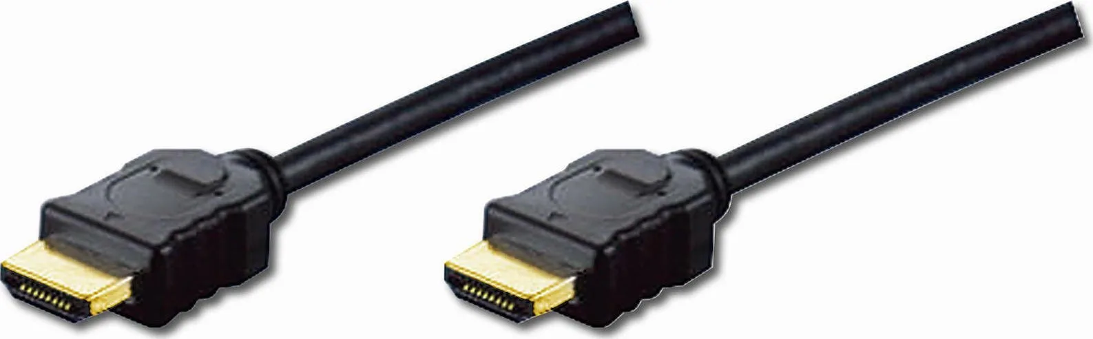 Digitus AK-330114-050-S HDMI 1.4 Cable HDMI male - HDMI male 5m Μαύρο AK-330114-050-S - Image 1