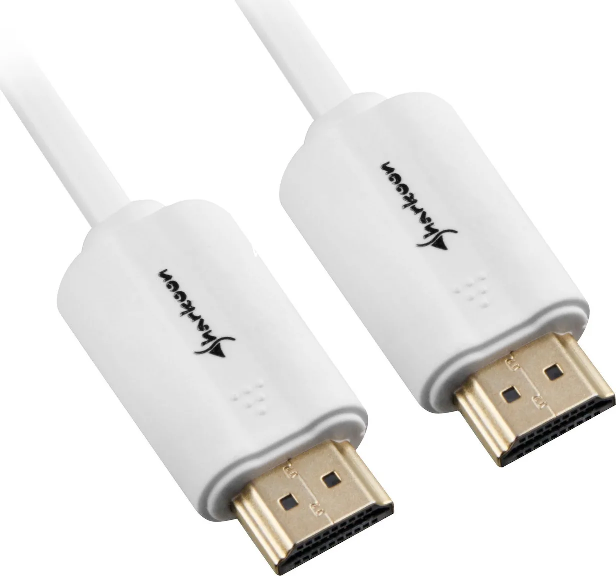 Sharkoon HDMI 2.0 Cable HDMI male - HDMI male 2m Λευκό - Image 1