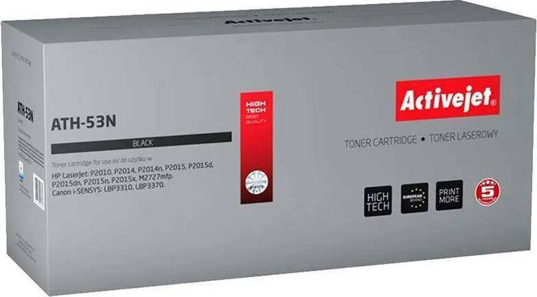 20210226135553_active_jet_symvato_toner_hp_53a_q7553a_black Active Jet Συμβατό Toner για Laser Εκτυπωτή HP 53A Q7553A 3500 Σελίδων Μαύρο - Image 1
