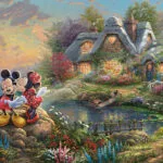 Puzzle Thomas Kinkade: Disney Mickey & Minnie 2D 1000 Κομμάτια 59639