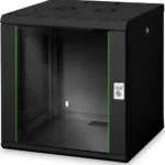 Digitus Επιτοίχια Καμπίνα Rack 12U 60x60x64.3cm Μαύρο 12U-6/6-SW