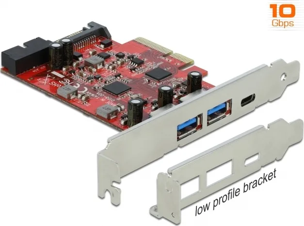 20210301165902_c6153e7f DeLock Κάρτα PCIe σε 3 θύρες USB 3.2 (90492) - Image 1