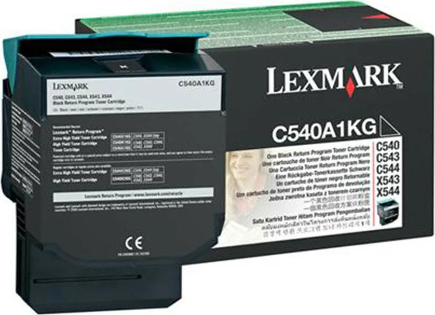 20210302120951_lexmark_c540n_c540a1kg Lexmark C540N Γνήσιο Toner Laser Εκτυπωτή Μαύρο 1000 Σελίδων C540A1KG - Image 1