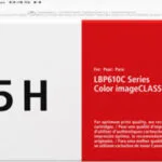 Canon 045H Γνήσιο Toner Laser Εκτυπωτή Κίτρινο High Capacity 2200 Σελίδων (1243C002)