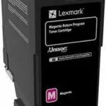 Lexmark 3K Γνήσιο Toner Laser Εκτυπωτή Ματζέντα Return Program 3000 Σελίδων 74C20M0