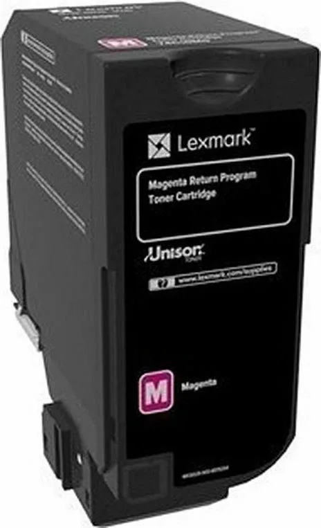 Lexmark 3K Γνήσιο Toner Laser Εκτυπωτή Ματζέντα Return Program 3000 Σελίδων 74C20M0 - Image 1