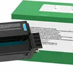 Lexmark C332HC0 Γνήσιο Toner Laser Εκτυπωτή Κυανό High Yield Return Program 2500 Σελίδων