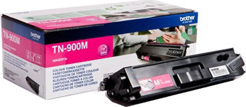 20210302121225_brother_tn_900m_magenta Brother TN-900M Γνήσιο Toner Laser Εκτυπωτή Ματζέντα High Yield 6000 Σελίδων (TN-900M) - Image 1