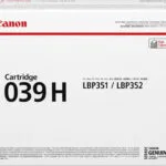 Canon 039H Γνήσιο Toner Laser Εκτυπωτή Μαύρο High Capacity 25000 Σελίδων 0288C001